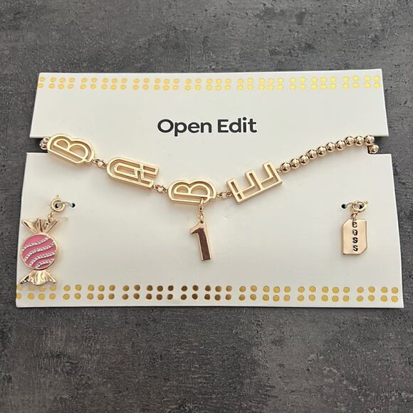 NWT Open Edit Removable Charm Word Collar necklace - Picture 1 of 4
